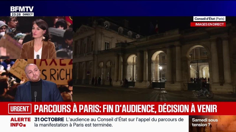 Parcours à Paris : fin d'audience, décision à venir - 30/10