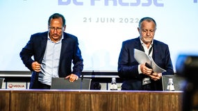 John Textor et Jean-Michel Aulas