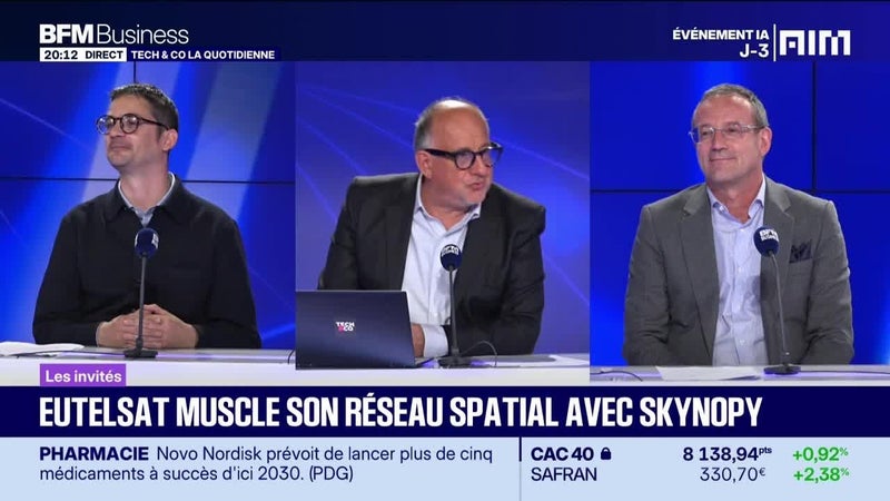Jean-François Fallacher (Eutelsat) et Antonin Hirsch (Skynopy) : Eutelsat muscle son réseau spatial avec Skynopy - 21/09