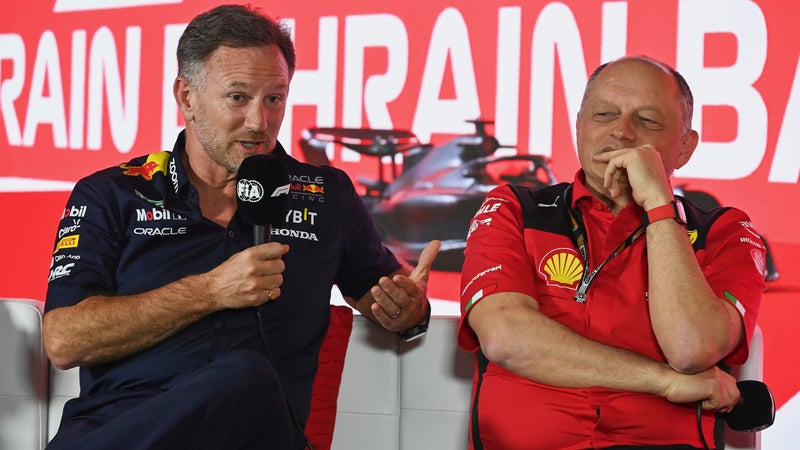 Christian Horner et Frederic Vasseur le 3 mars 2023 2355631