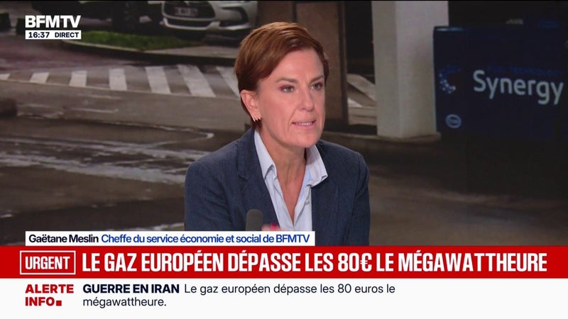 Guerre au Moyen-Orient: le gaz européen dépasse les 80 euros le mégawattheure