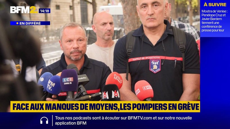 "La colère va monter, elle gronde dans les casernes": après un été intense, les pompiers appelés à une mobilisation nationale