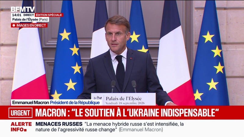 Approvisionnements en diesel et en gaz: "Nous devons agir pour qu'il n'y ait pas de tensions sur ces marchés, déclare Emmanuel Macron
