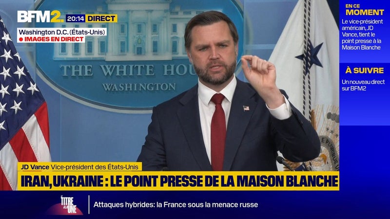 Moyen-Orient: "Nous ne parlerons pas à l'Iran tant qu'ils continueront à tirer sur les navires marchands", assure JD Vance