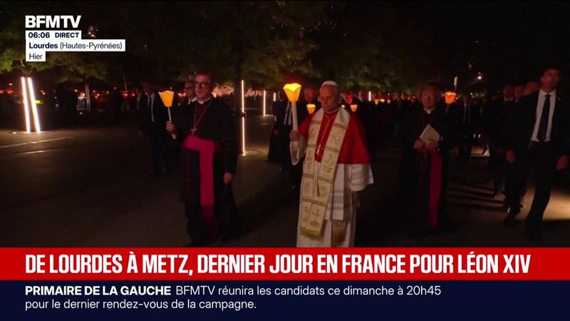 Le pape Léon XIV se rend à Metz ce lundi pour son dernier jour en France