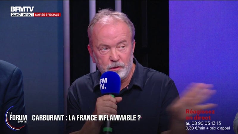 FORUM BFMTV - Prix des carburants: “On paye l’incompétence de nos dirigeants”, tacle Laurent, propriétaire de trois restaurants dans la Manche