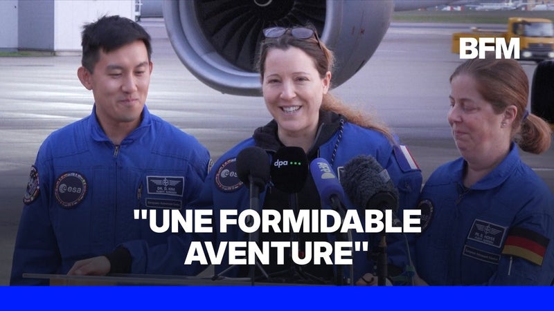 Les premiers mots de Sophie Adenot, deux jours après son retour sur Terre