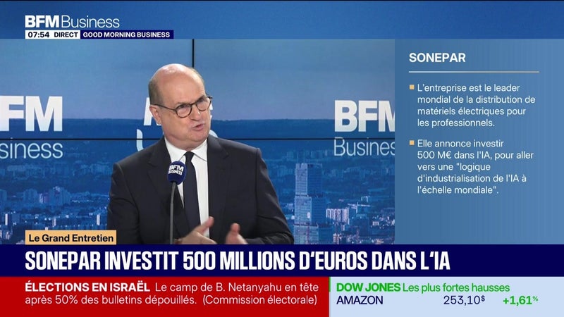 Philippe Delpech (Sonepar) : Sonepar investit 500 millions d'euros dans l'IA - 28/10