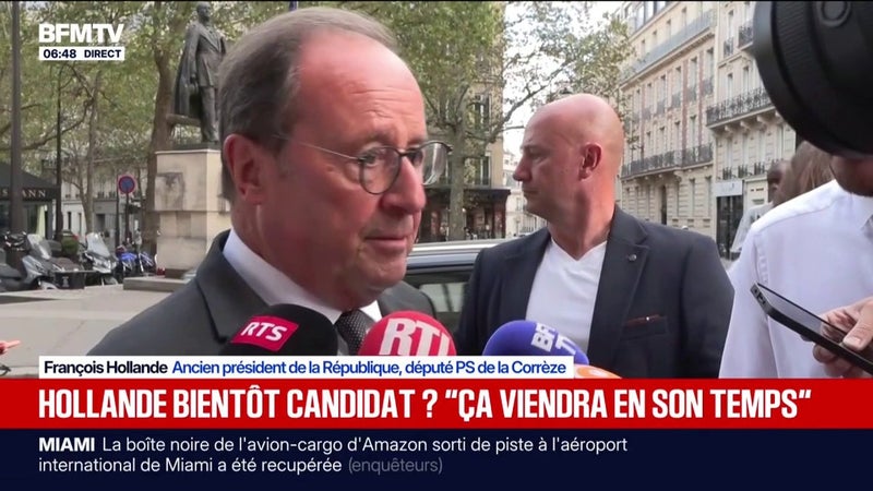 François Hollande bientôt candidat à la présidentielle? "Ça viendra en son temps", déclare le député PS de la Corrèze