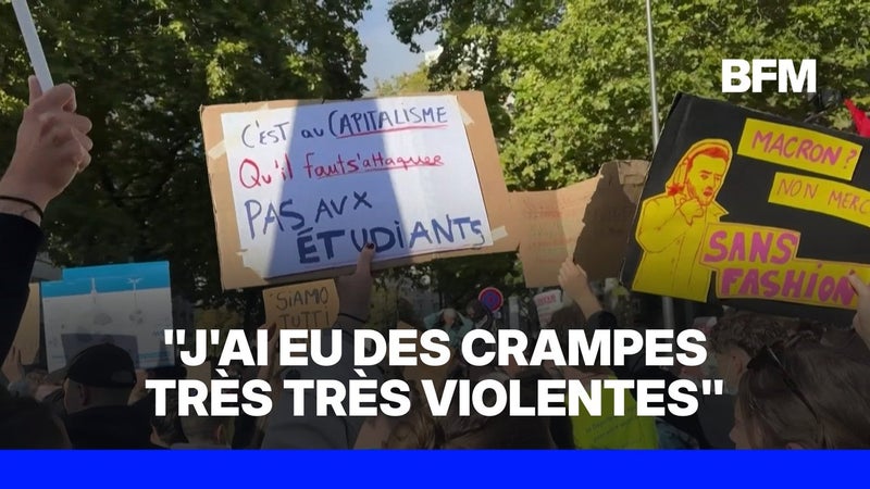 Déclenchement des règles, crampes utérines très douloureuses… Quel est l’impact des gaz lacrymogènes sur la santé des femmes?