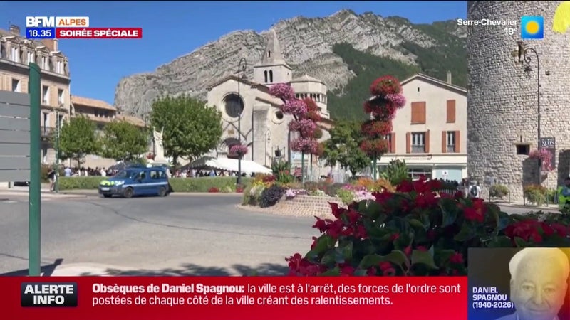 Obsèques de Daniel Spagnou: toute la ville de Sisteron en deuil pour dire adieu à l'ancien maire