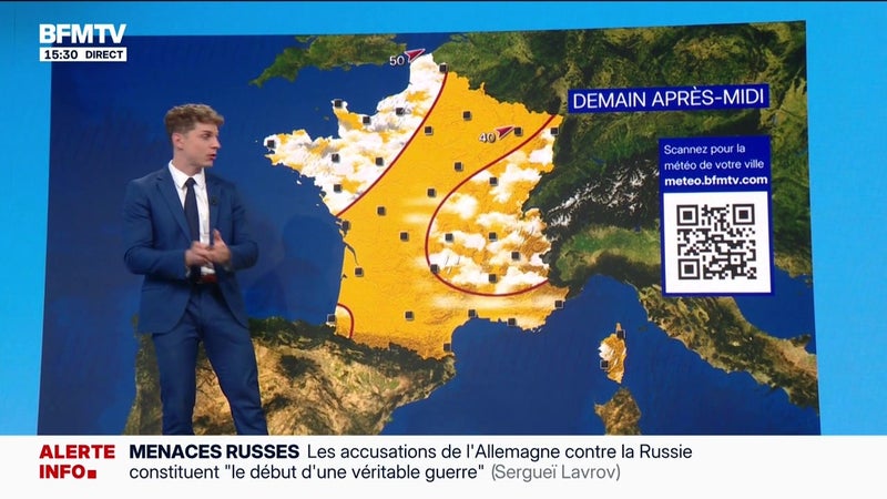 La météo pour ce lundi 7 septembre 2026
