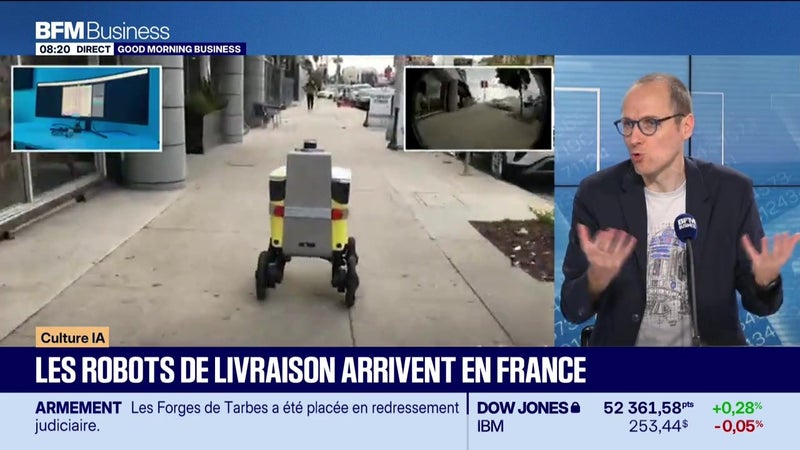 Culture IA : Les robots de livraison arrivent en France, par Anthony Morel - 27/10