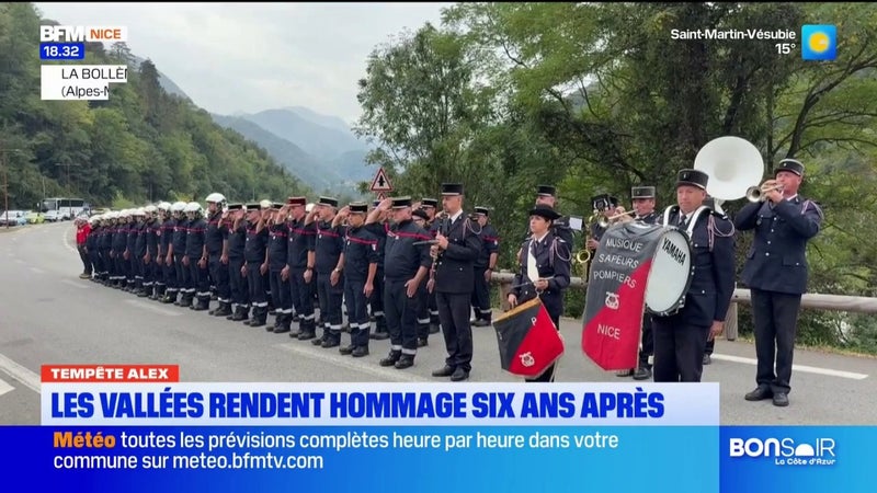 Tempête Alex : 6 ans après, les vallées rendent hommage
