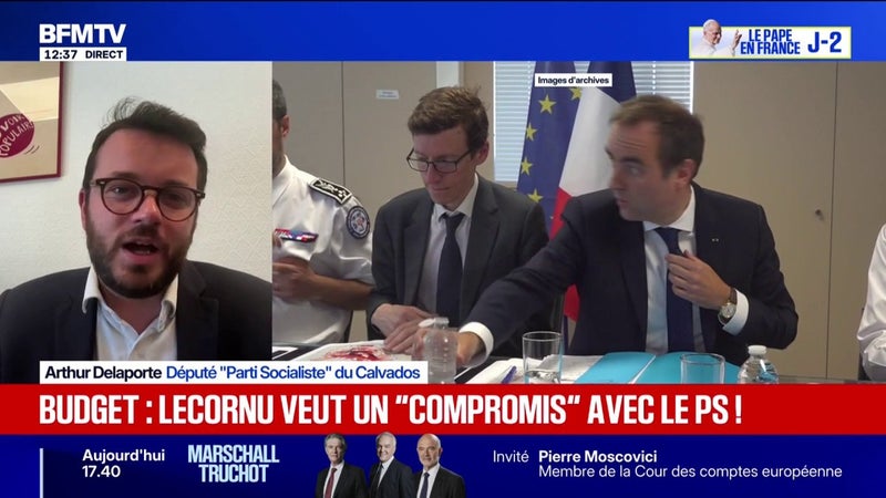 Proposition par Sébastien Lecornu d’un compromis avec le PS: “Le compromis, ce sont des preuves”, répond Arthur Delaporte, député PS