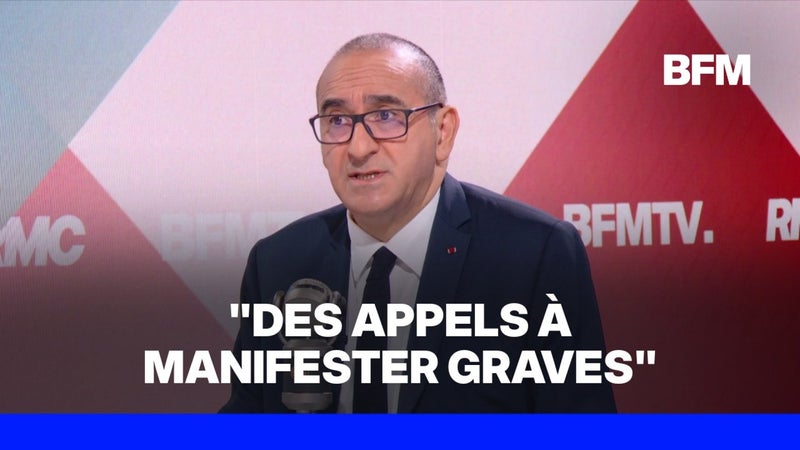 Carburants: Laurent Nuñez juge "très graves" les appels à manifester encouragés par des politiques