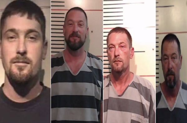 Les photos de l'accusé prises lors de plusieurs arrestations pour conduite en état d'ébriété, entre 2003 et 2022