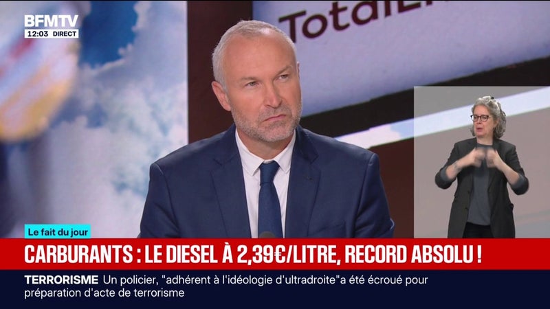 Le choix de baisser les taxes sur le carburant "relève d'une décision liée à une élection présidentielle", juge Laurent Panifous, ministre délégué en charge des relations avec le Parlement