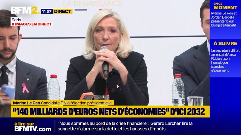 Colère lycéenne: Marine Le Pen souligne "la violence" qui est "entrée" dans les établissements scolaires