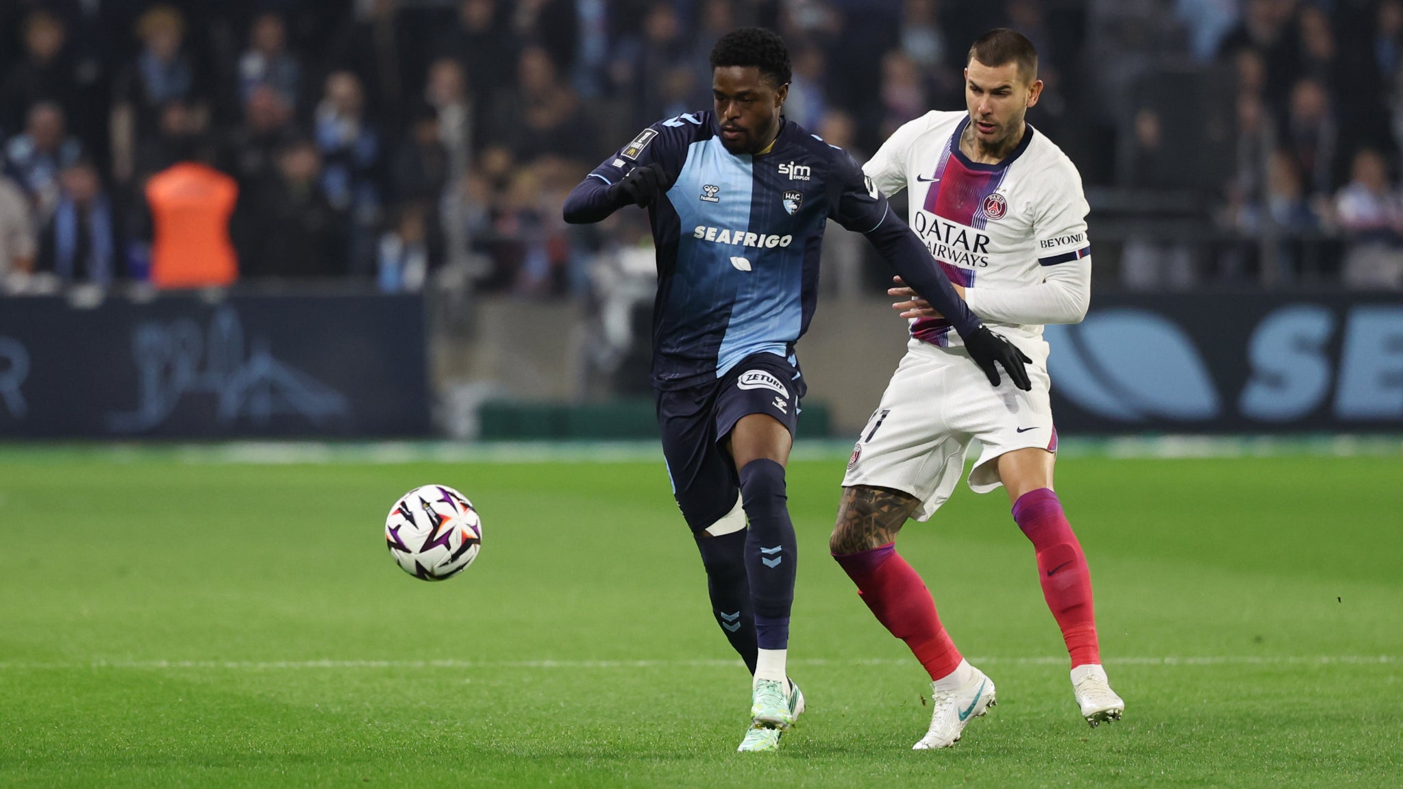 Maja Strikes Early for Le Havre but PSG Hit Back to Lead at Half-Time