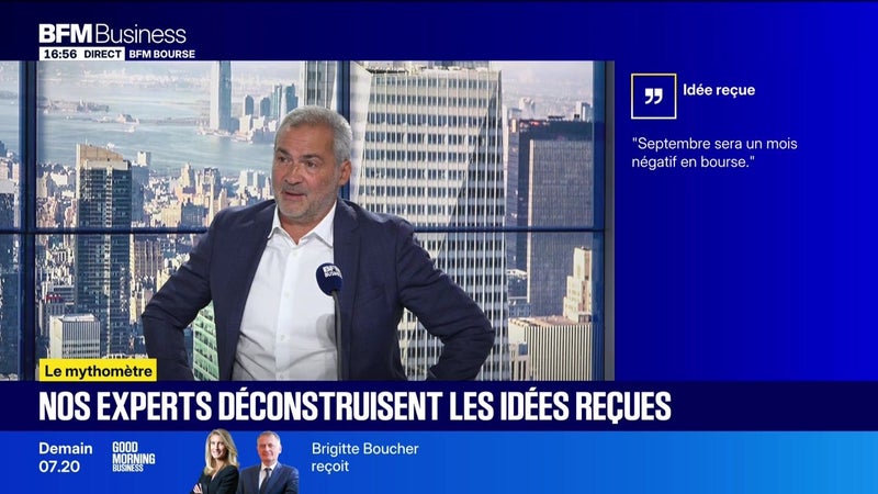 Mythomètre : "Septembre sera un mois négatif en bourse". FAUX répond David Kruk - 10/09
