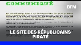 17 octobre: le site des Républicains piraté par des soutiens à la mobilisation