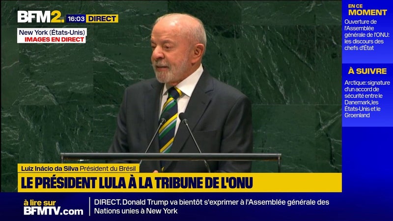 ONU: "Nous sommes tous otages de l'inaction du Conseil de sécurité", accuse Lula