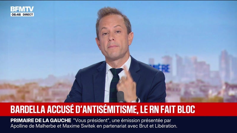 Bardella accusé d'antisémitisme : le RN fait bloc - L’édito politique - 29/09
