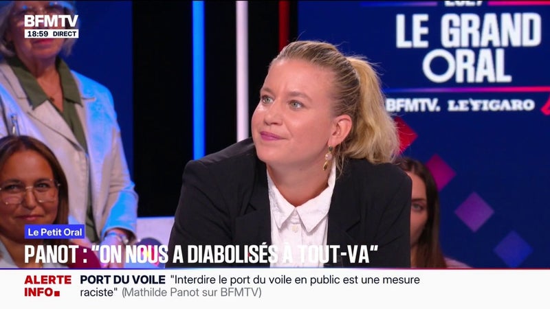 Pacs amical, Jean-Luc Mélenchon, contrôle au faciès... Le petit oral de Mathilde Panot (LFI)