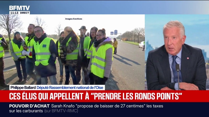 "On les soutient moralement": Philippe Ballard (RN) sur les appels à la mobilisation contre la nouvelle hausse fulgurante des prix des carburants