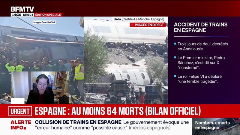 Accident de trains en Espagne: "Pour le moment il n'y a pas de victimes françaises à déplorer mais ce bilan peut évoluer", explique Nathalie Coggia députée Renaissance des Français établis hors de France