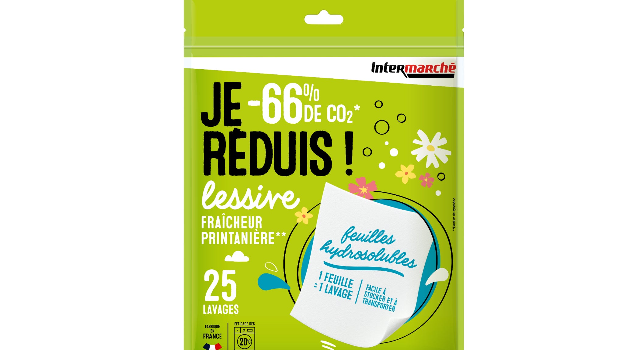 La nouvelle marque de distributeur d'Intermarché, Je Réduis, propose des produits moins émetteurs en CO2.