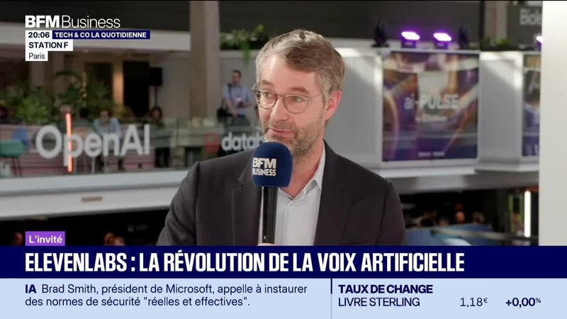 Julien Lesaicherre (ElevenLabs) : ElevenLabs, la révolution de la voix artificielle - 13/10