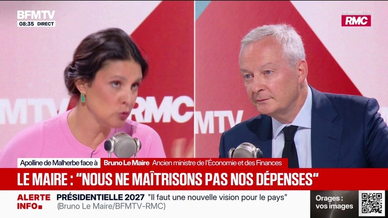 Il faut une règle d'or [constitutionnelle] sur l'équilibre des comptes publics, estime Bruno Le Maire