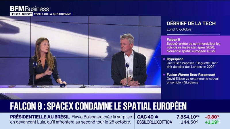 Falcon 9 : SpaceX condamne le spatial européen - 05/10