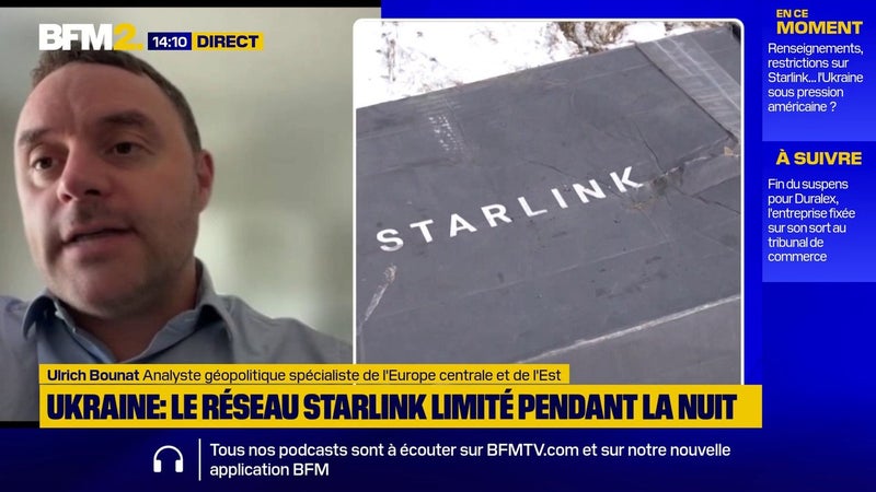 Guerre en Ukraine: l'armée face à un réseau Starlink limité volontairement par les Américains ?