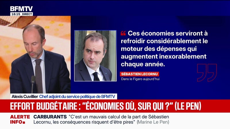 Marschall Truchot : Effort budgétaire, « économies où, sur qui ? » (Le Pen) - 17/09