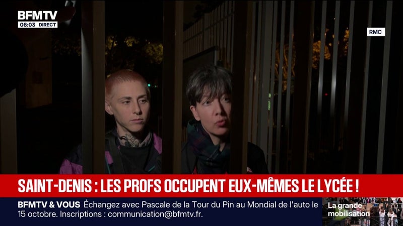 Saint-Denis: des professeurs occupent le lycée Paul-Éluard à la veille de "l'acte V" de la mobilisation lycéenne