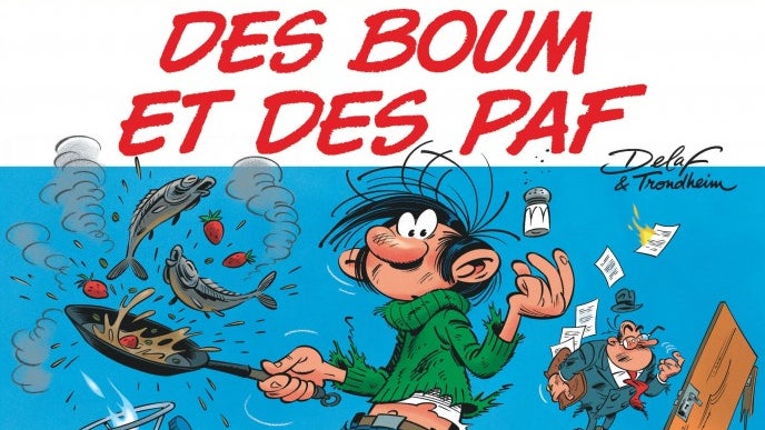 "Des boom et des paf": Gaston Lagaffe fait son come-back avec un album tiré à un million d'exemplaires
