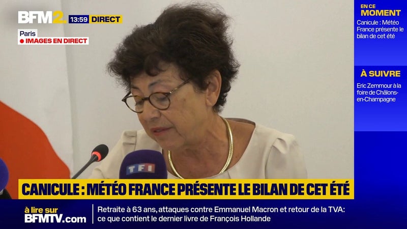 "Nous avons vécu l'été le plus chaud jamais enregistré", déclare la ministre Monique Barbut