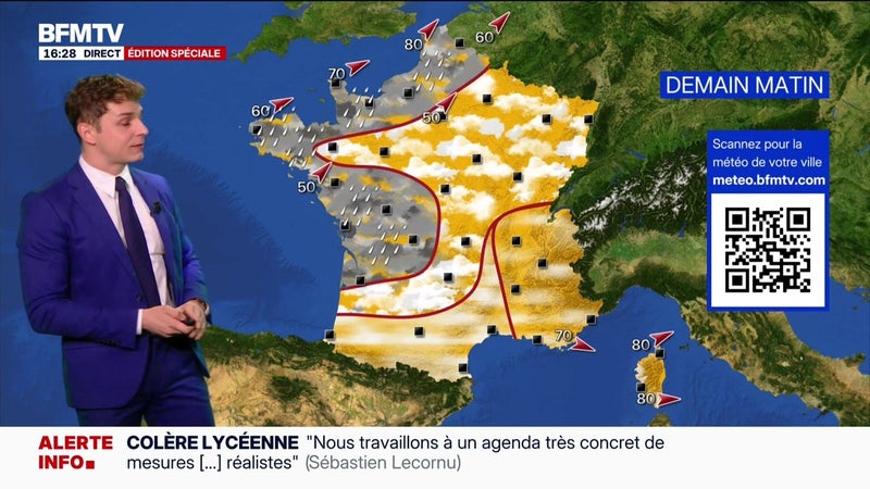 Météo : prévisions pour ce soir et jeudi 22 octobre 2026