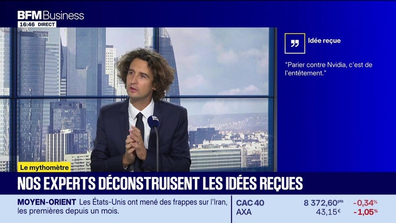 Mythomètre : « Parier contre Nvidia, c'est de l'entêtement ». FAUX répond Jean-Benoit Gambet - 31/08