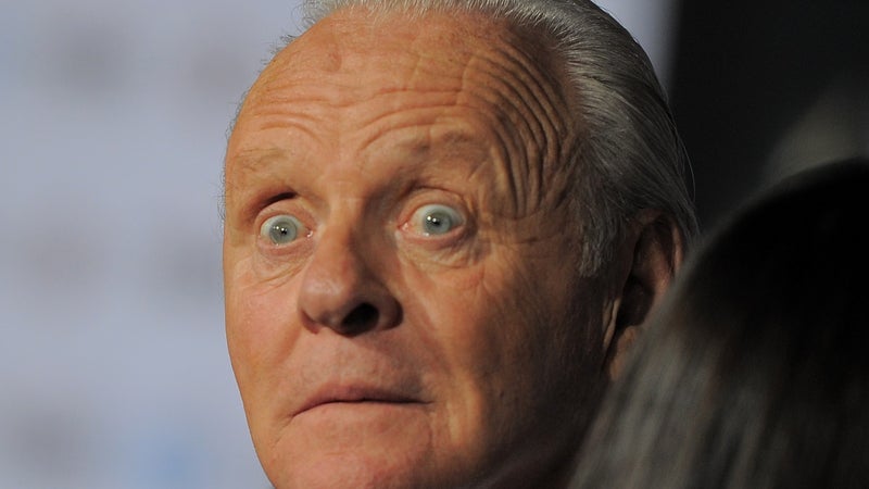 L'acteur britannique Anthony Hopkins qui interprète le rôle d'Hannibal Lecter, dans le film Le Silence des Agneaux