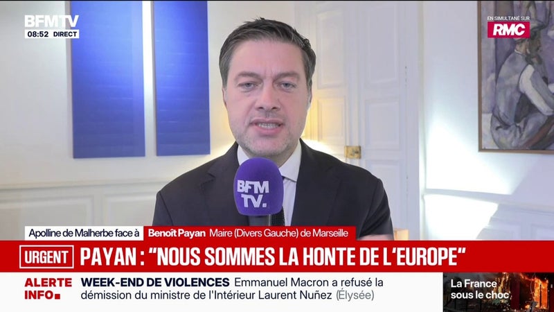 Violences du 17 octobre: "J'attends de Laurent Nuñez la vérité", réclame Benoît Payan, maire divers gauche de Marseille