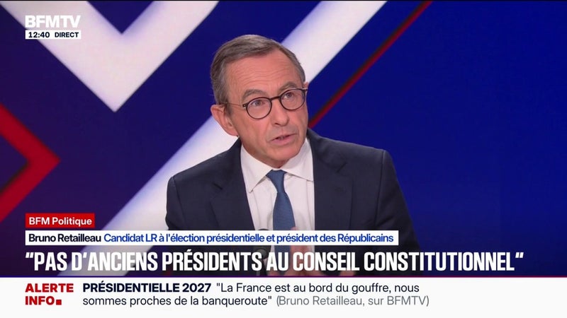 Présidentielle: Bruno Retailleau assure qu'il ira "jusqu'à la victoire" en proposant une "vraie rupture"