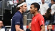 Arthur Rinderknech et Felix Auger-Aliassime lors du match de Coupe Davis Canada-France le 19 septembre 2026 à Québec
