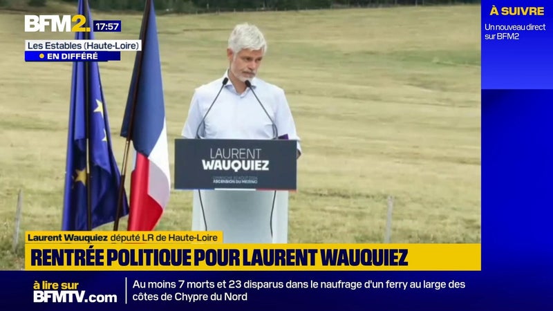 Sur l'immigration, le député LR Laurent Wauquiez est favorable au recours au référundum