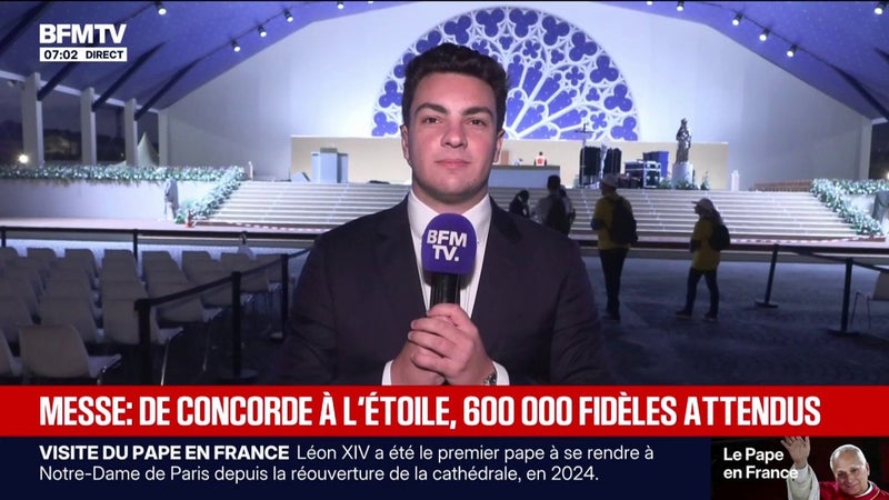 Visite du pape en France: 600.000 fidèles attendus pour la messe géante sur la place de la Concorde