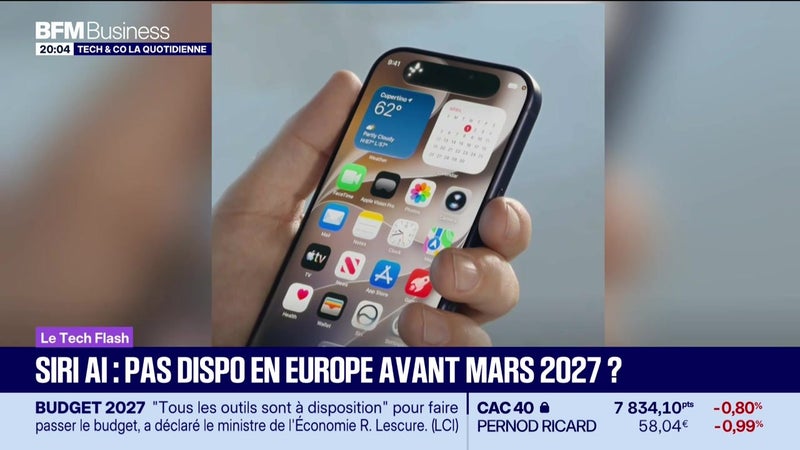 Le Tech Flash : Siri AI, pas disponible en Europe avant mars 2027 ? par Léa Benaim - 05/10