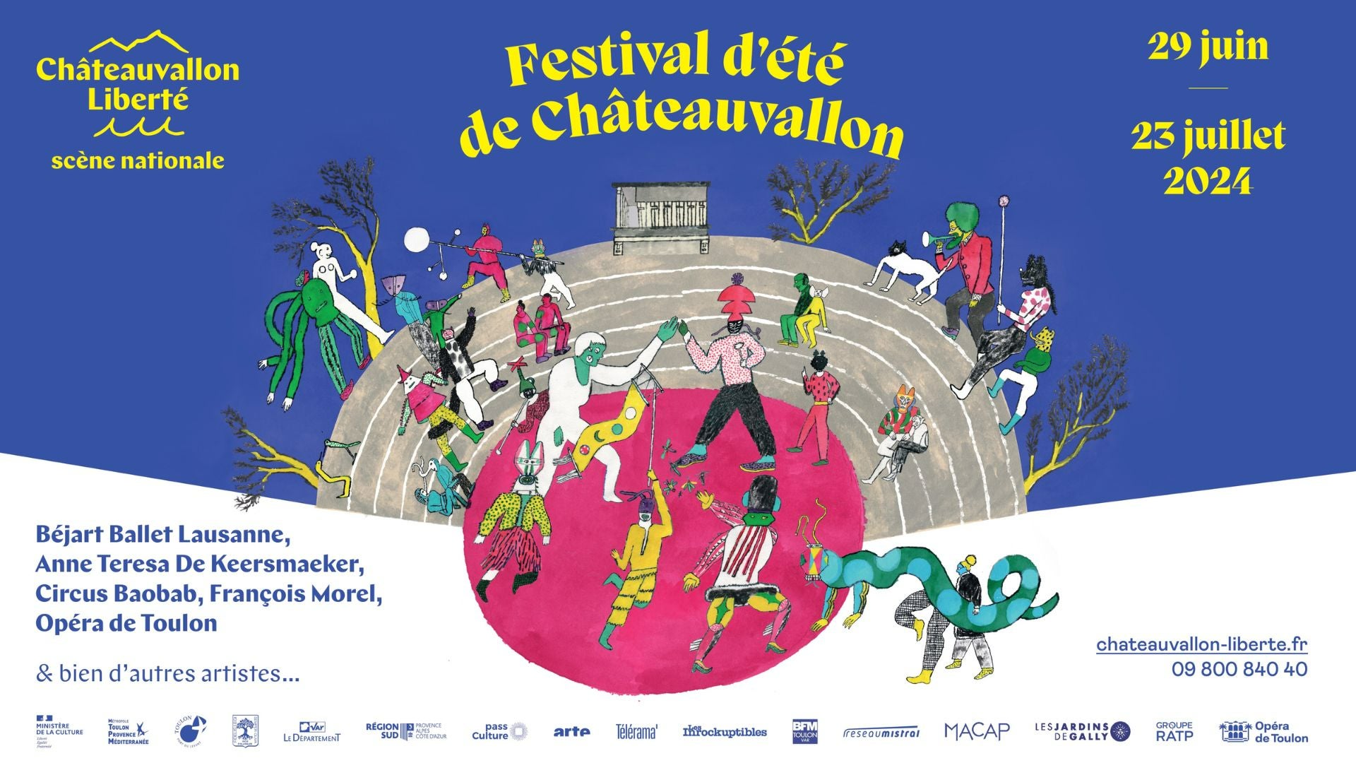 A gagner: vos places pour les spectacles du Festival d'Eté du Châteauvallon